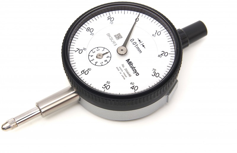 Mitutoyo analoge meetklok 0,01 mm slag 10 mm millimeter

