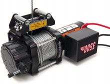 HBM 1800 kg 12V bumperlier autolier 1,8 ton 1100 W 6 mm kabel 145:1
