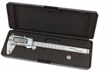 HBM 150 mm digitale schuifmaat met opbergkoffer, inch/mm, meetnauwkeurigheid 0,03 mm