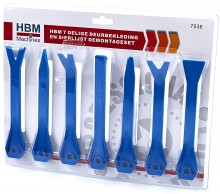 HBM 7-delige deurbekleding- en sierlijst demontageset HBM 7-delige deurbekleding- en sierlijst demontageset