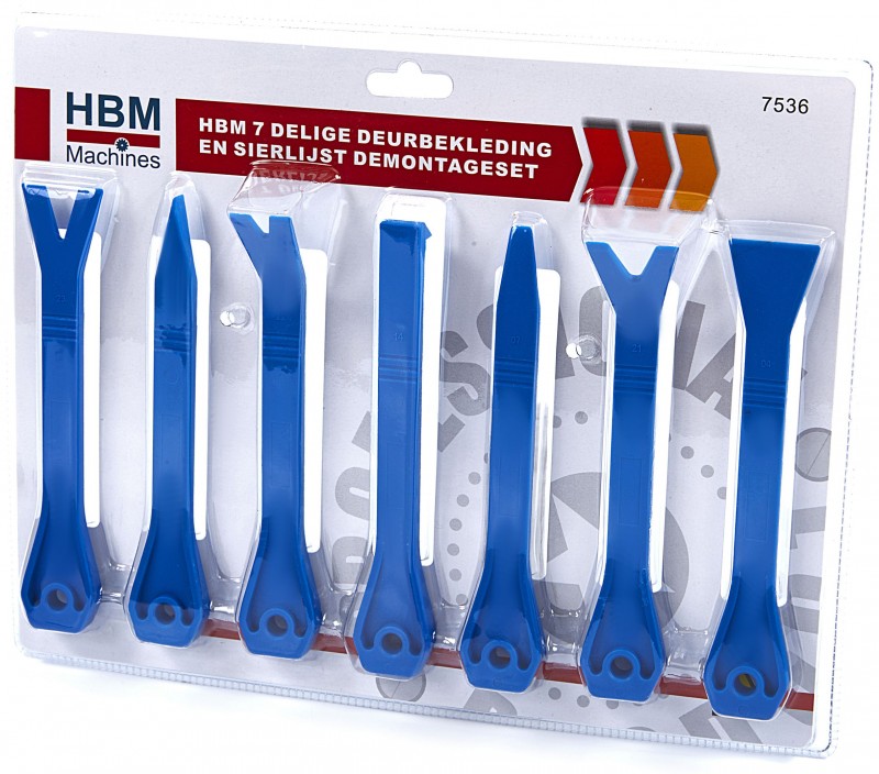 HBM 7-delige deurbekleding- en sierlijst demontageset HBM 7-delige deurbekleding- en sierlijst demontageset