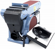 HBM 100 band- en schijfschuurmachine 350 W, tafel, kantelbaar, 2860 rpm, voor hout