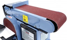 HBM 100 band- en schijfschuurmachine 350 W, tafel, kantelbaar, 2860 rpm, voor hout