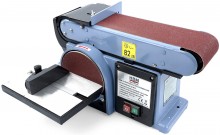 HBM 100 band- en schijfschuurmachine 350 W, tafel, kantelbaar, 2860 rpm, voor hout