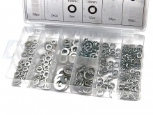 HBM 250 Delig Sluitringen en Veerringen Assortiment voor Gereedschapswand HBM 250 Delig Sluitringen en Veerringen Assortiment voor Gereedschapswand