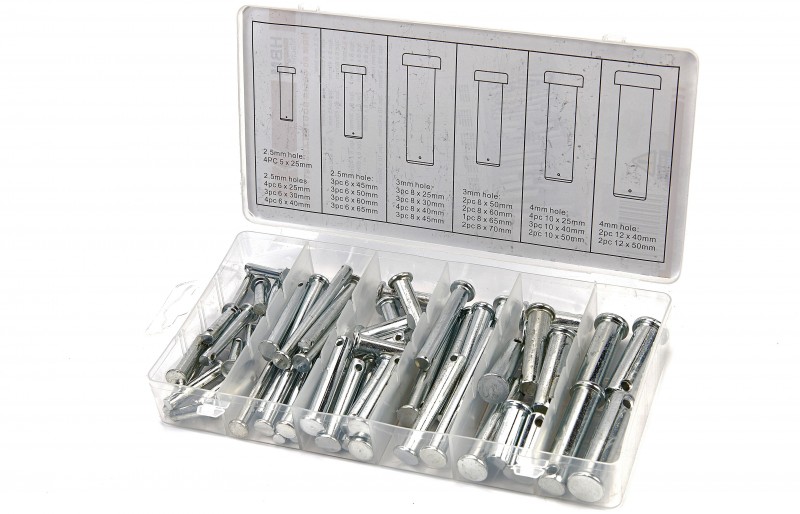 HBM 60-delige Borgpennen Assortiment voor Gereedschapswand