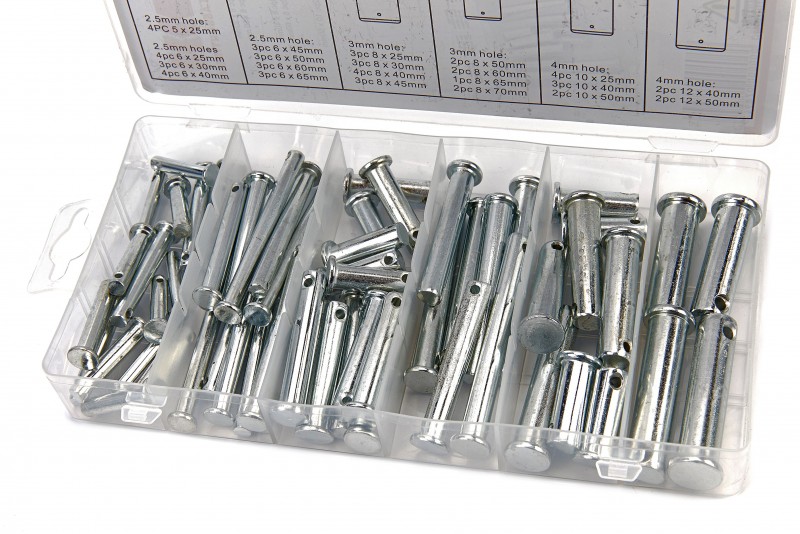 HBM 60-delige Borgpennen Assortiment voor Gereedschapswand