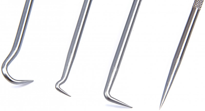 HBM Haken & Spatelset 9-delig, Haakdiameter 6 mm