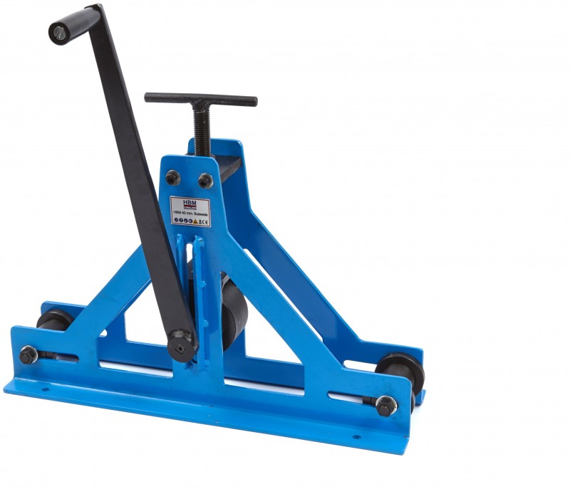 HBM 40 mm Vierkante Buiswals, Profielwals voor Rond en Vierkant, Minimale Radius 180 mm, Min. Diameter 20 mm
