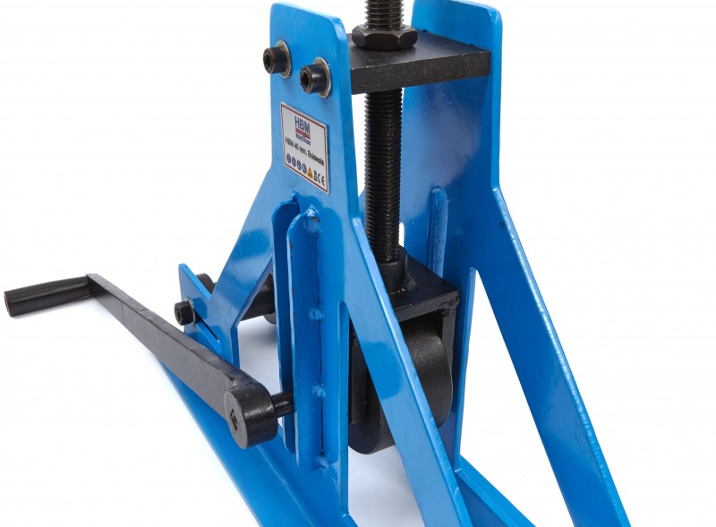 HBM 40 mm Vierkante Buiswals, Profielwals voor Rond en Vierkant, Minimale Radius 180 mm, Min. Diameter 20 mm