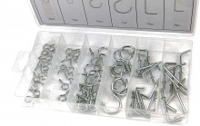HBM 80-delige Ring-, Haken- en Schroefhakenset voor gereedschapswand HBM 80-delige Ring-, Haken- en Schroefhakenset voor gereedschapswand