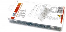 HBM 80-delige Ring-, Haken- en Schroefhakenset voor gereedschapswand HBM 80-delige Ring-, Haken- en Schroefhakenset voor gereedschapswand