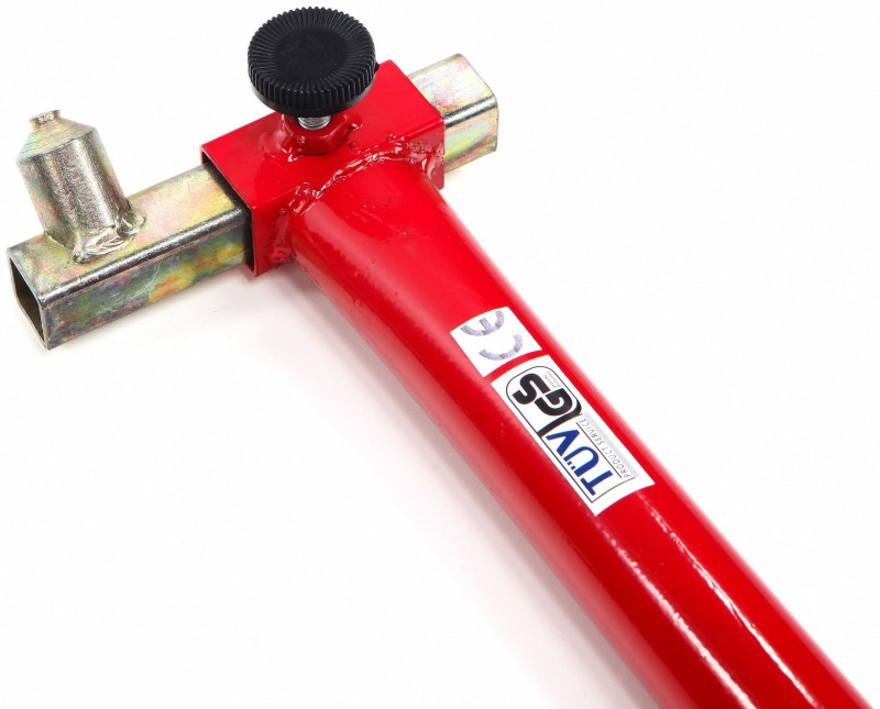 HBM verrijdbare paddockstand voorwiel, draagvermogen 100 kg, minimale wielbreedte 28 cm