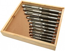 HBM 11-delige Verstelbare Ruimset 12-35 mm met Houten Opbergkoffer