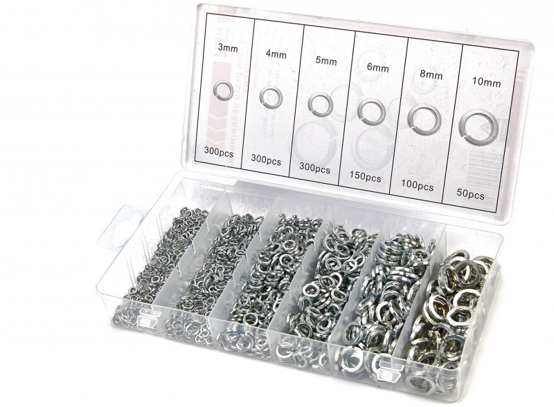 HBM 1200-delig Veerringen Assortiment voor Gereedschapswand HBM 1200-delig Veerringen Assortiment voor Gereedschapswand