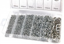 HBM 1200-delig Veerringen Assortiment voor Gereedschapswand HBM 1200-delig Veerringen Assortiment voor Gereedschapswand