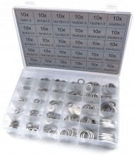 HBM 300-delt Aluminium Ringe Assortiment til Værktøjsvæg.