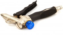 HBM Professioneel blaaspistool met lange en korte neus, drukregelaar, 10 bar, 188 l/min, aansluiting M12 x 1