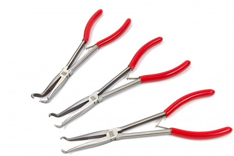 HBM Profi 275 mm 3-delige bougiedop en bougietang tangenset HBM Profi 275 mm 3-delige bougiedop en bougietang tangenset