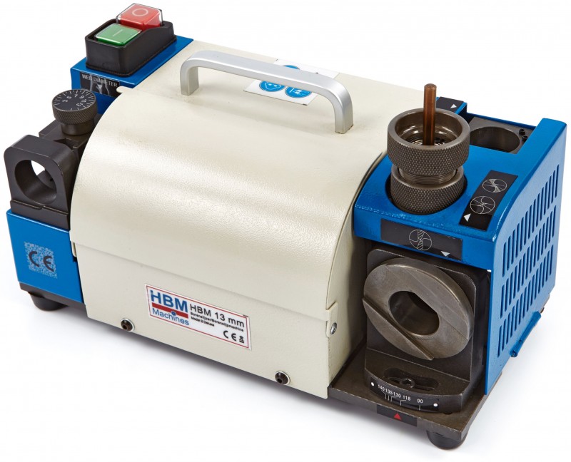 HBM Borenslijpmachine Model 2 Deluxe 2-13 mm, CBN 200, 120 W, 5100 rpm, voor HSS- en spiraalboren HBM Borenslijpmachine Model 2 Deluxe 2-13 mm, CBN 200, 120 W, 5100 rpm, voor HSS- en spiraalboren