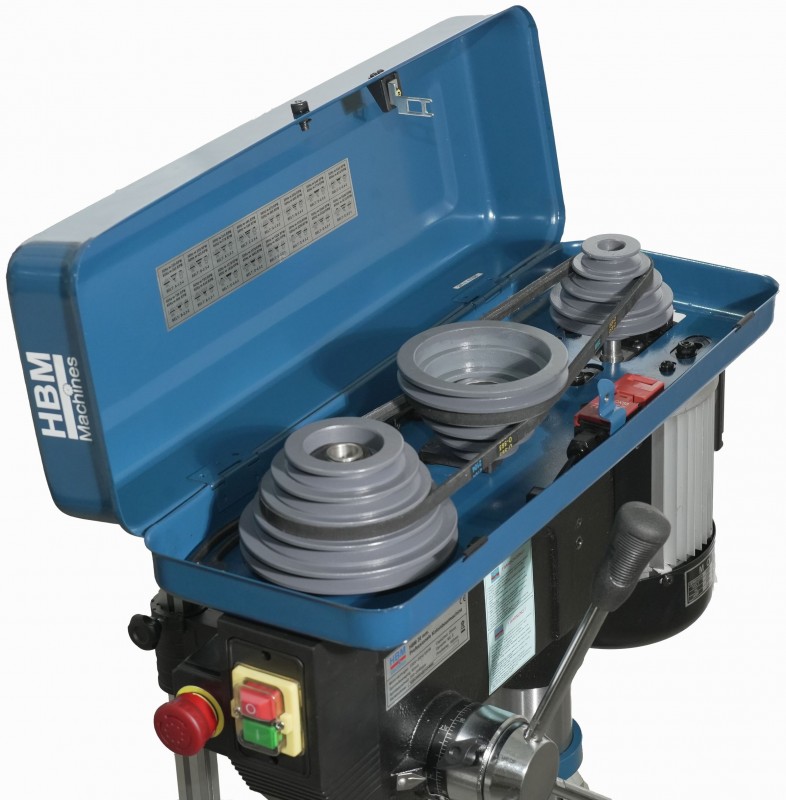 HBM Professionele Kolomboormachine 20 mm 550W 230V 2840 rpm MC2 82 mm spindelslag staal hout
HBM Professionele Kolomboormachine 20 mm 550W 230V 2840 rpm MC2 82 mm spindelslag staal hout