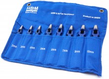 HBM 8-delt Professionel Hulpibesæt Set