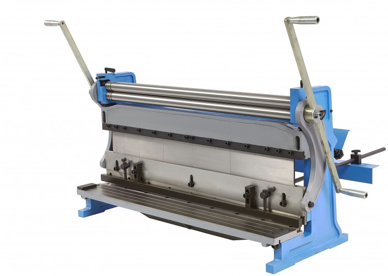 HBM 1015 mm Wals-, Zet- en Knipcombinatie 1 mm staal, 1,5 mm aluminium, 90° zethoek HBM 1015 mm Wals-, Zet- en Knipcombinatie 1 mm staal, 1,5 mm aluminium, 90° zethoek