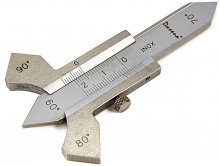 Dasqua Professionele Lashoekmeter 20 mm, Hoek in Graden en Millimeter