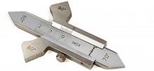 Dasqua Professionele Lashoekmeter 20 mm, Hoek in Graden en Millimeter Dasqua Professionele Lashoekmeter 20 mm, Hoek in Graden en Millimeter