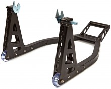 HBM Professionele GP Paddockstand Achterwiel Verrijdbaar 250 kg zwart HBM Professionele GP Paddockstand Achterwiel Verrijdbaar 250 kg zwart