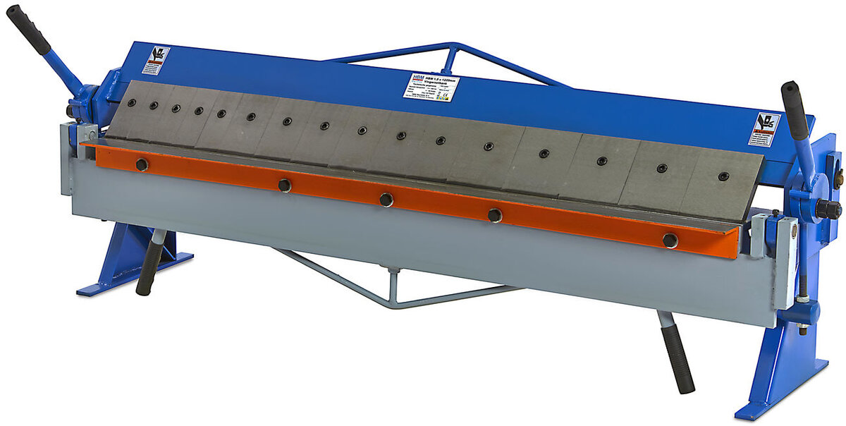 Profi-Blechbiegemaschine von HBM (1,5 mal 1220 Millimeter)