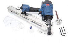 HBM pneumatisch spijkerpistool 90 mm, 8 bar, magazijn 90, inclusief opbergkoffer