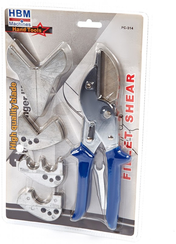 HBM 6-delige Multi-Kop PVC Snijder Set en Plinttang 60 mm HBM 6-delige Multi-Kop PVC Snijder Set en Plinttang 60 mm