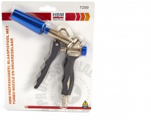 HBM Professioneel Blaaspistool met Turbo Nozzle en Drukregelaar, 10 bar, 188 l/min, M12 x 1, 110 dB