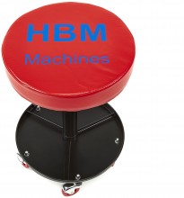 HBM verrijdbaar pneumatisch stoeltje verstelbaar, draagvermogen 115 kg, 40 x 40 x 18 cm, hoogte 54 cm HBM verrijdbaar pneumatisch stoeltje verstelbaar, draagvermogen 115 kg, 40 x 40 x 18 cm, hoogte 54 cm