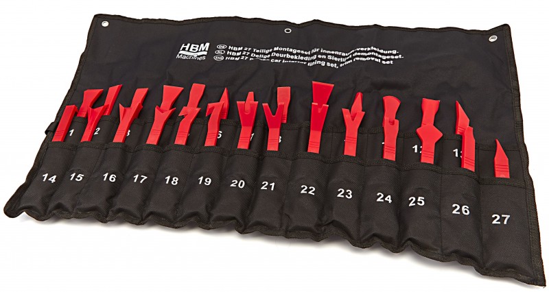 HBM 27-delige Deurbekleding- en Sierlijst Demontageset HBM 27-delige Deurbekleding- en Sierlijst Demontageset