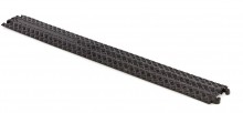 HBM 100 cm kabelbrug / kabelgoot, rubber, zwart, 1 kanaal, max. kabeldikte 10 mm, belasting 1.500 kg