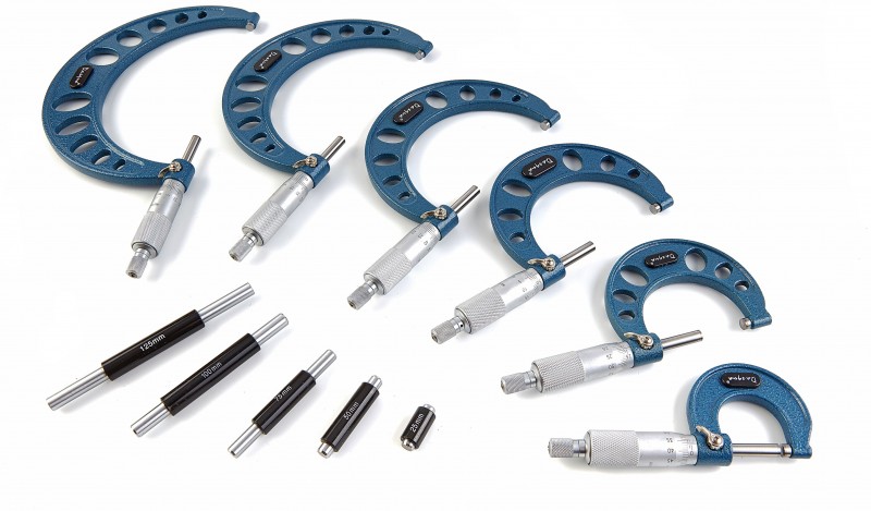 Dasqua Professionele 6-delige Buitemicrometerset 0-150 mm