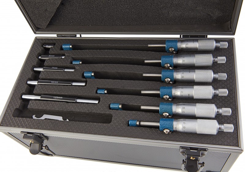 Dasqua Professionele 6-delige Buitemicrometerset 0-150 mm