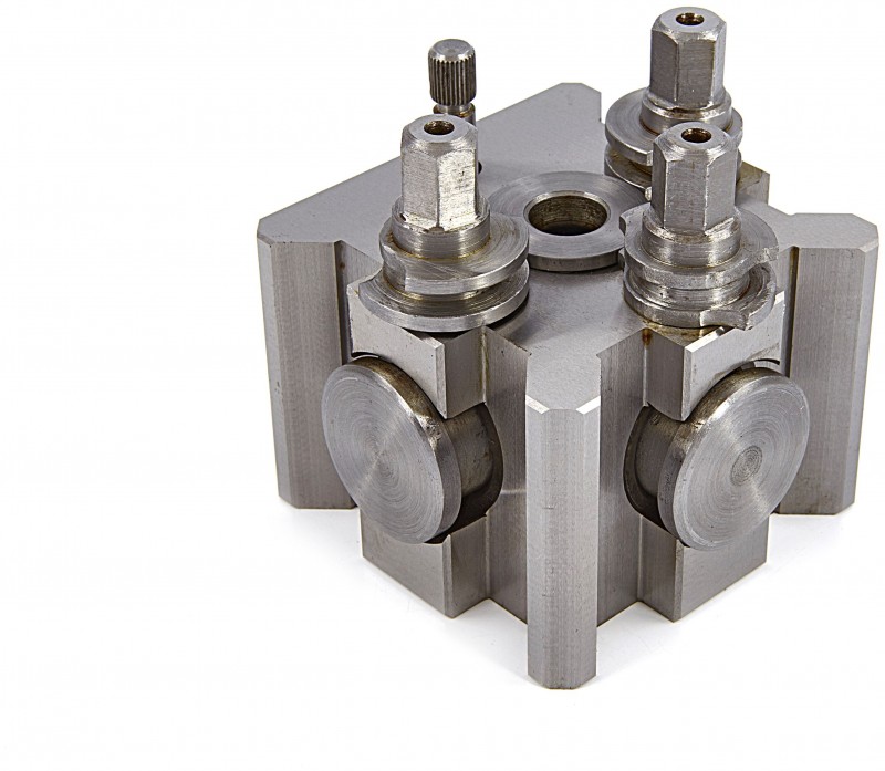 HBM G snelwisselhouder model Dixon 20 x 20 mm, 38,5 mm breed, 48,5 mm hoog, 98 mm lang