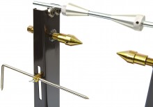 HBM Deluxe Motorbanden Balanceerapparaat met Verstelbare Poten voor Velgen tot 9 inch en Banden tot 35 inch