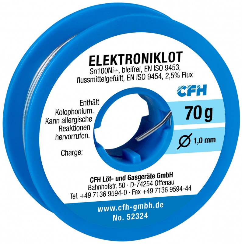 CFH EL 324 70 g Elektronica Soldeer Loodvrij