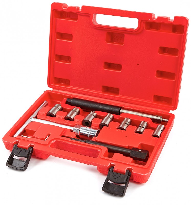 HBM 10-delige diesel injector tappen set