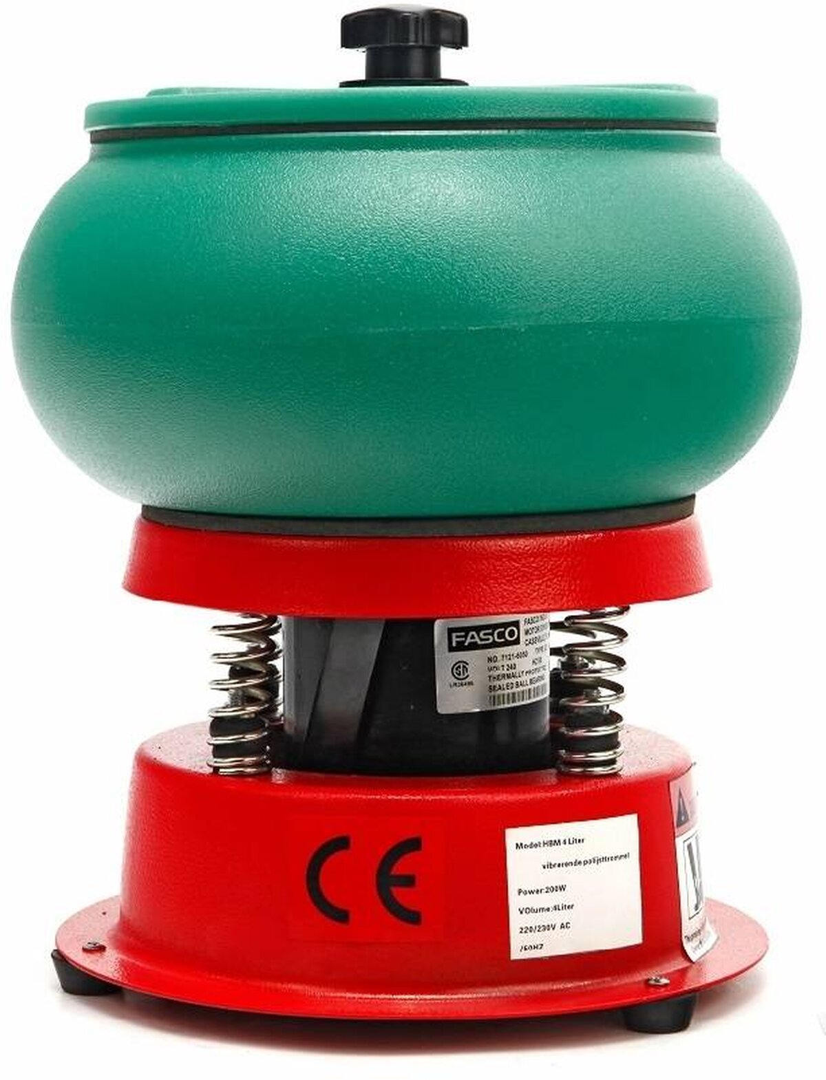 HBM Professional 4-liters vibrerende polertrommel