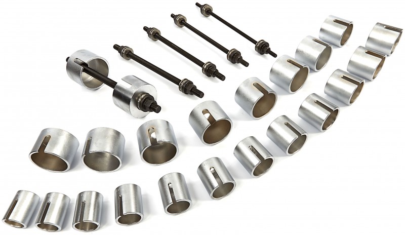 HBM Silentlager Draagarm Rubber Demontage- en Montageset 34-90 mm HBM Silentlager Draagarm Rubber Demontage- en Montageset 34-90 mm