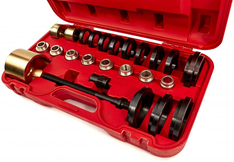 HBM Universele wiellager montageset en demontageset met opbergkoffer, polyethyleen koffer, 11,5 kg
HBM Universele wiellager montageset en demontageset met opbergkoffer, polyethyleen koffer, 11,5 kg