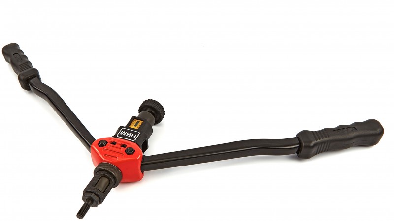 HBM Professionel blindnitte-møtrik-tang M3-M12 41 cm med opbevaringstaske HBM Professionel blindnitte-møtrik-tang M3-M12 41 cm med opbevaringstaske