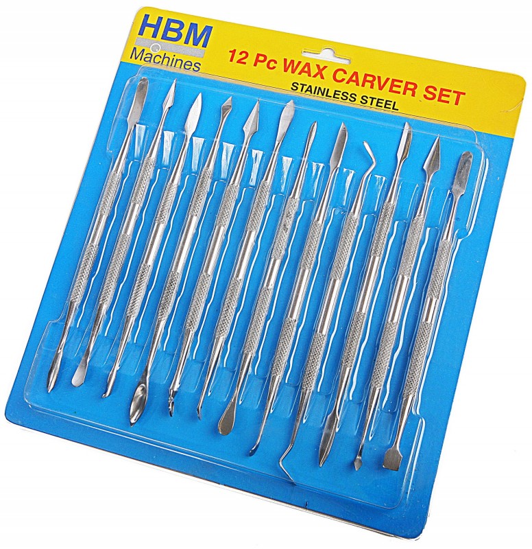 HBM 12-delige Wax Carver Moduleerhakenset HBM 12-delige Wax Carver Moduleerhakenset
