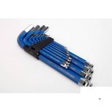 HBM 13 stykke langmetrisk allen nøkkel sett med magnet - store størrelser