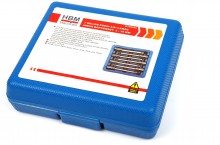 HBM 7-delige 3/8 inch lange inbus doppenset 3–10 mm met kogelkop